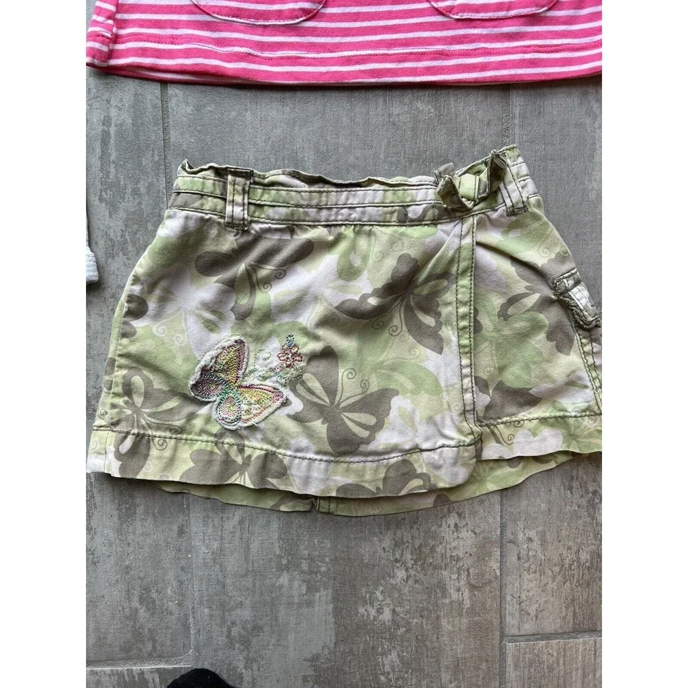Baby Girl Mix Match 5 Piece Outfit Set Top Skort Shorts Bodysuit Cute Casual 12m